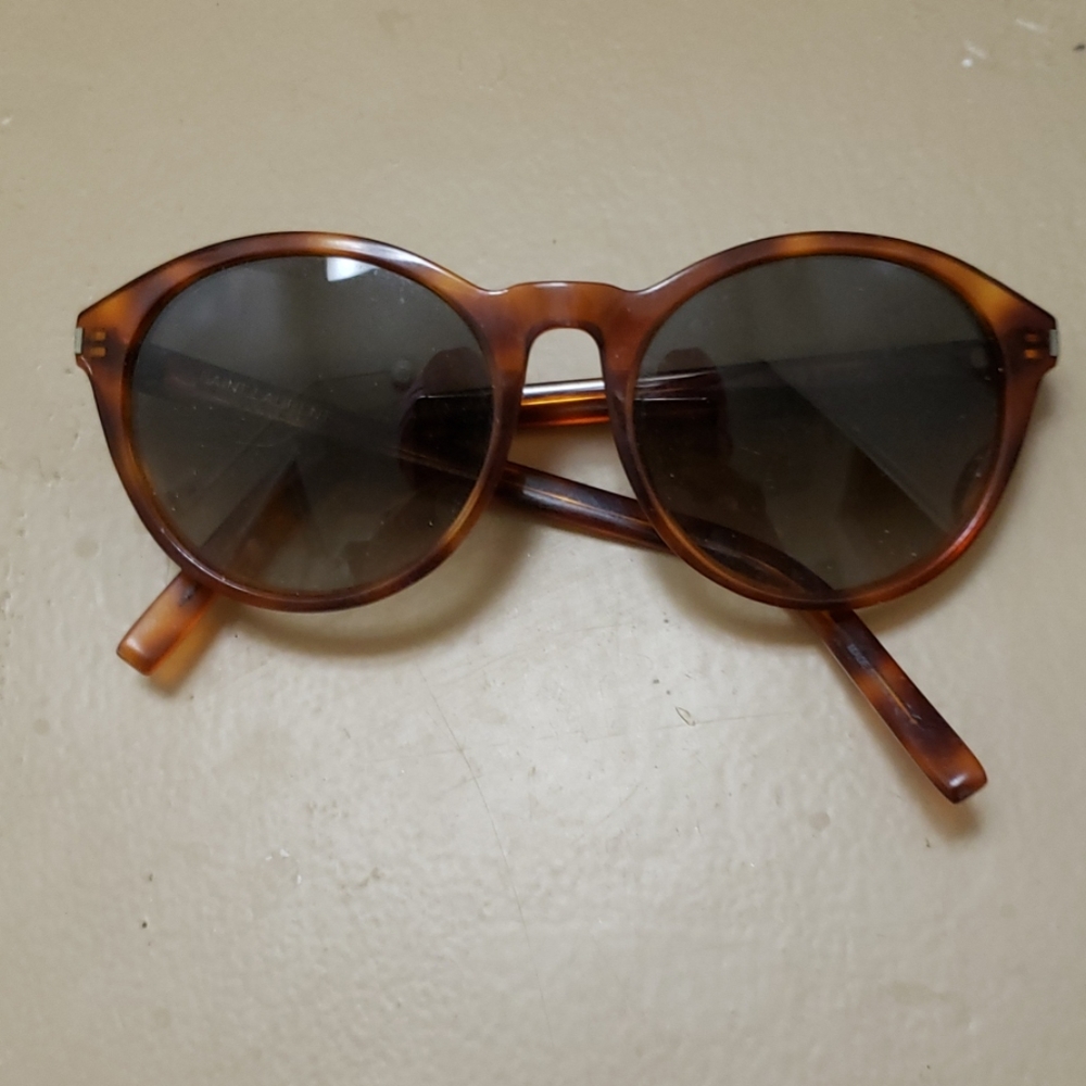 Saint Laurent Tortoise Shell Sunglasses